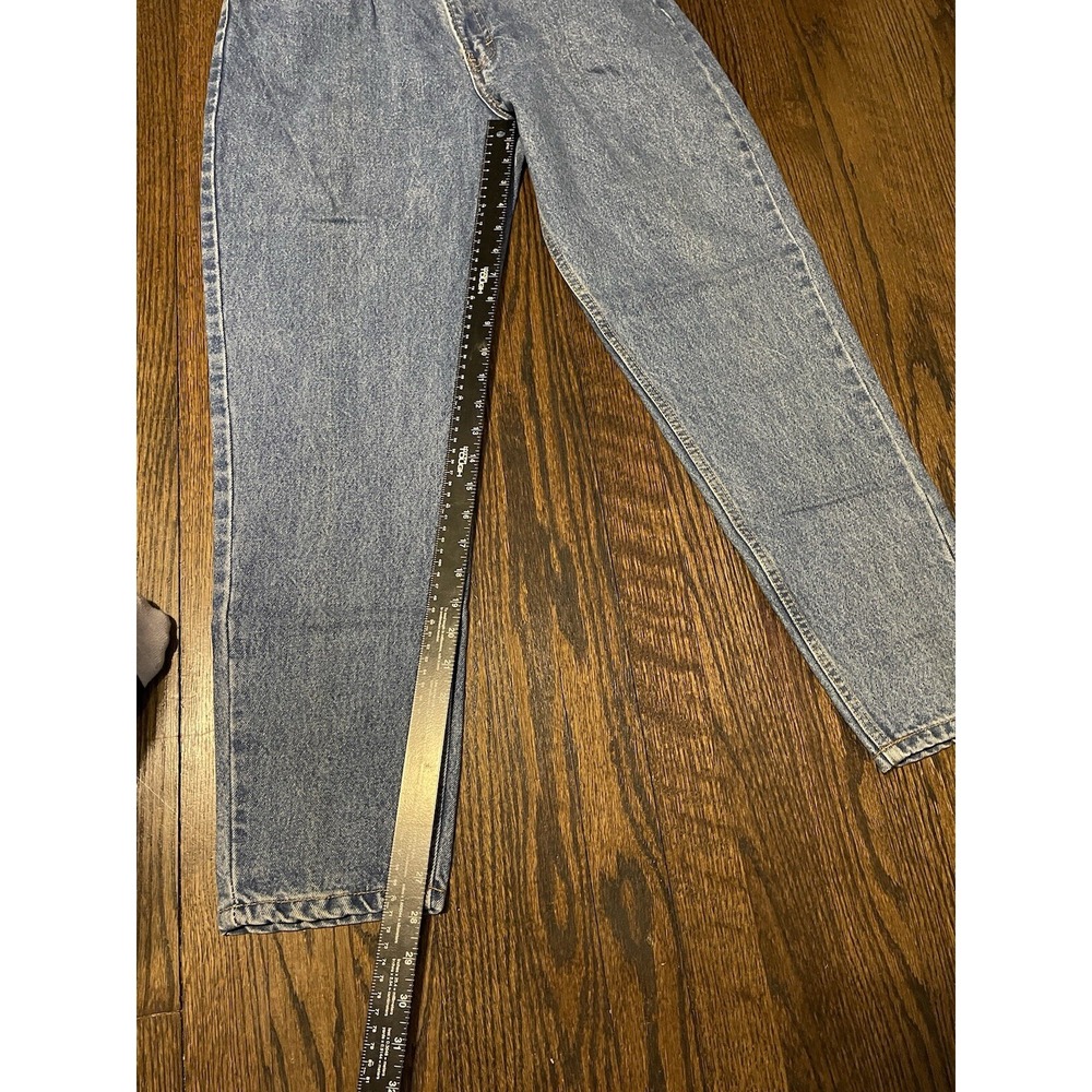 Jordache Light Wash Jeans Vintage Blue Women's Sz 13/14 100% Cotton High Waist - Picture 5 of 9